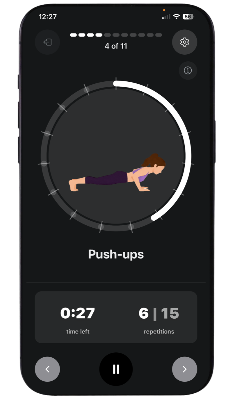 Stepflow on a phone